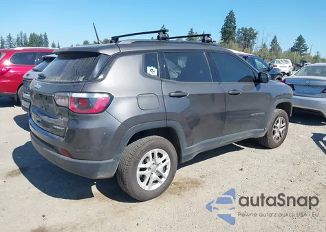 2018 Jeep Compass Sport 4X4 z USA, uszkodzony, nr VIN 3C4NJDAB3JT176569